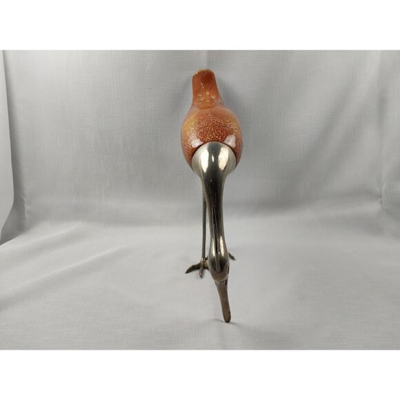 De Stijl Firenze Italy 1970s Wood, Silvered Metal, Bird Sculpture. - Picture 3 of 12